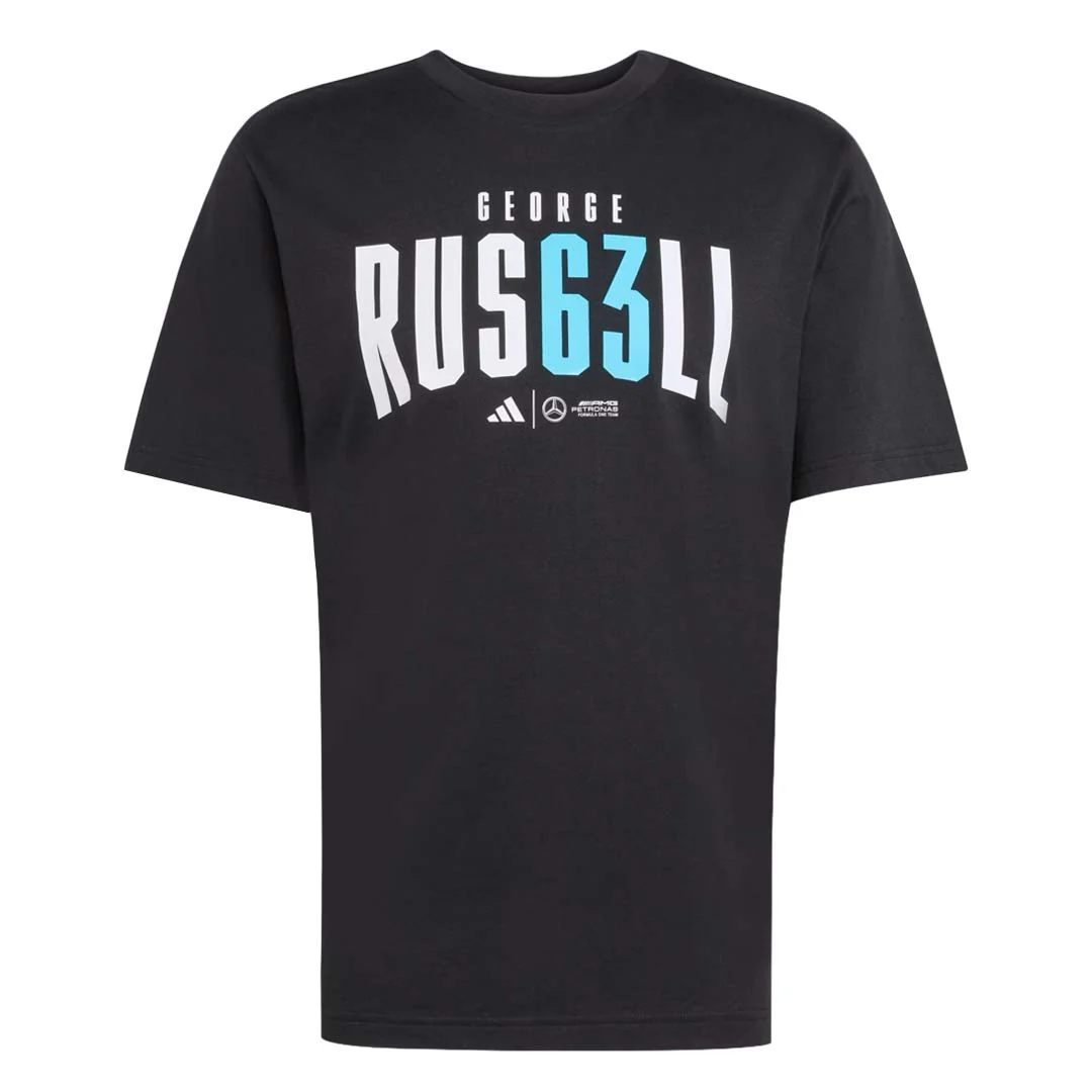 adidas - Men's adidas x Mercedes - AMG Petronas Formula One George Russell T-Shirt (JZ8905)