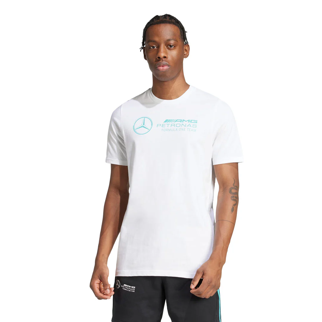 adidas - Men's adidas x Mercedes - AMG Petronas Formula One Team DNA Graphic T-Shirt (JV5456) - Image 2