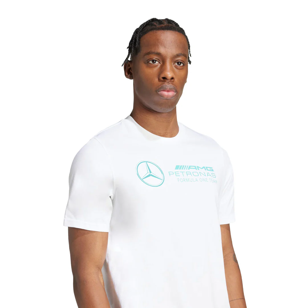 adidas - Men's adidas x Mercedes - AMG Petronas Formula One Team DNA Graphic T-Shirt (JV5456) - Image 4