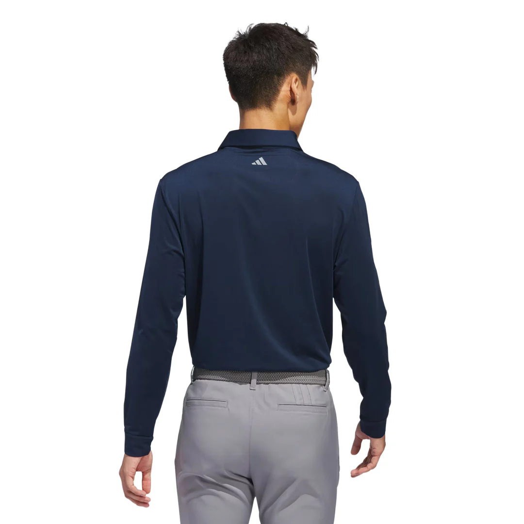 adidas - Men's Core Long Sleeve Polo (IT7211) - Image 3