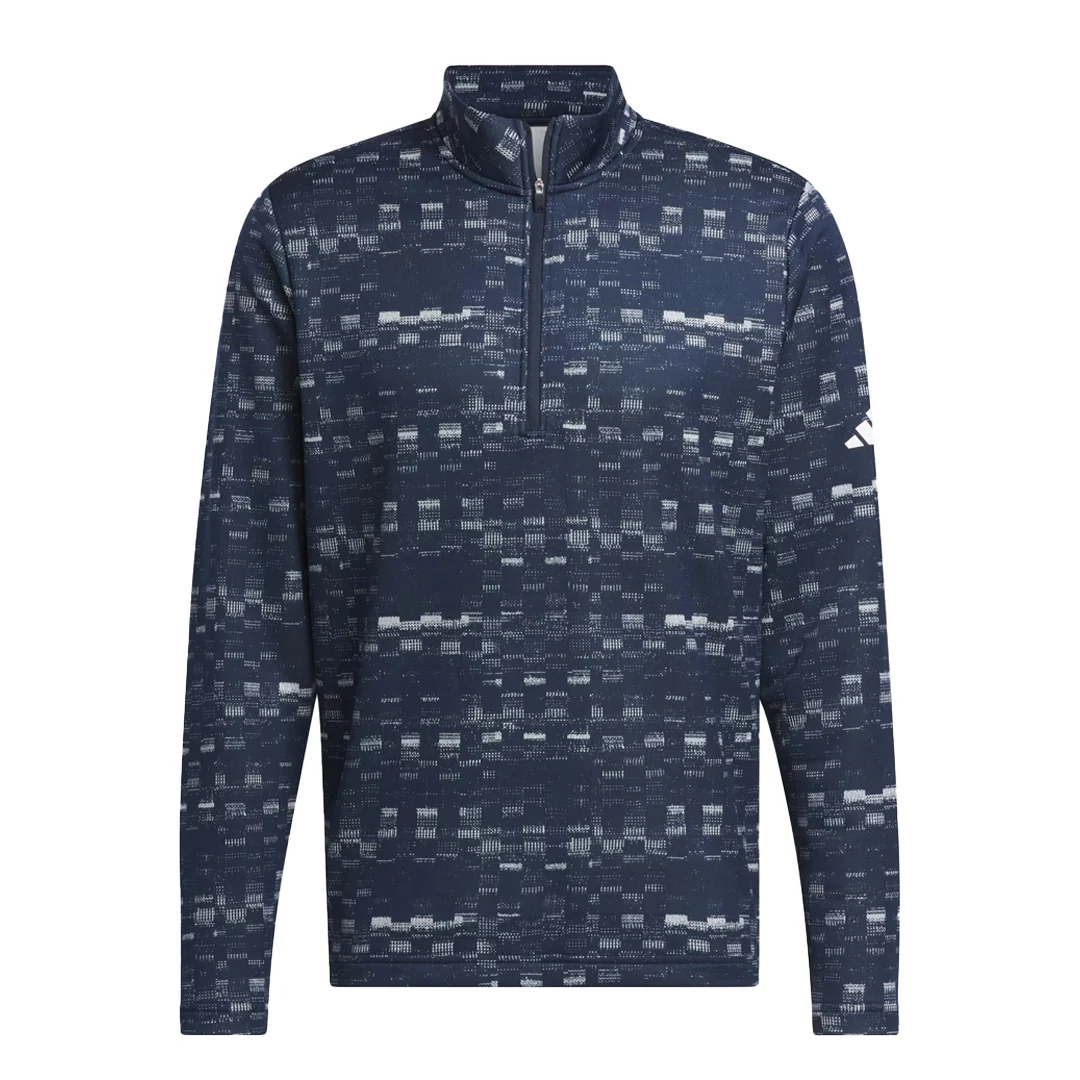 adidas - Men's Core Printed 1/4 Zip Pullover Sweatshirt (IX2009)