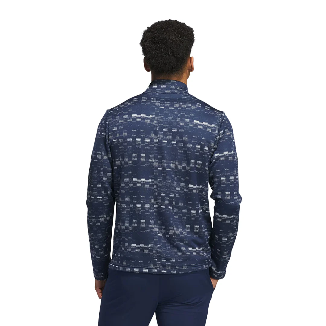 adidas - Men's Core Printed 1/4 Zip Pullover Sweatshirt (IX2009) - Image 3