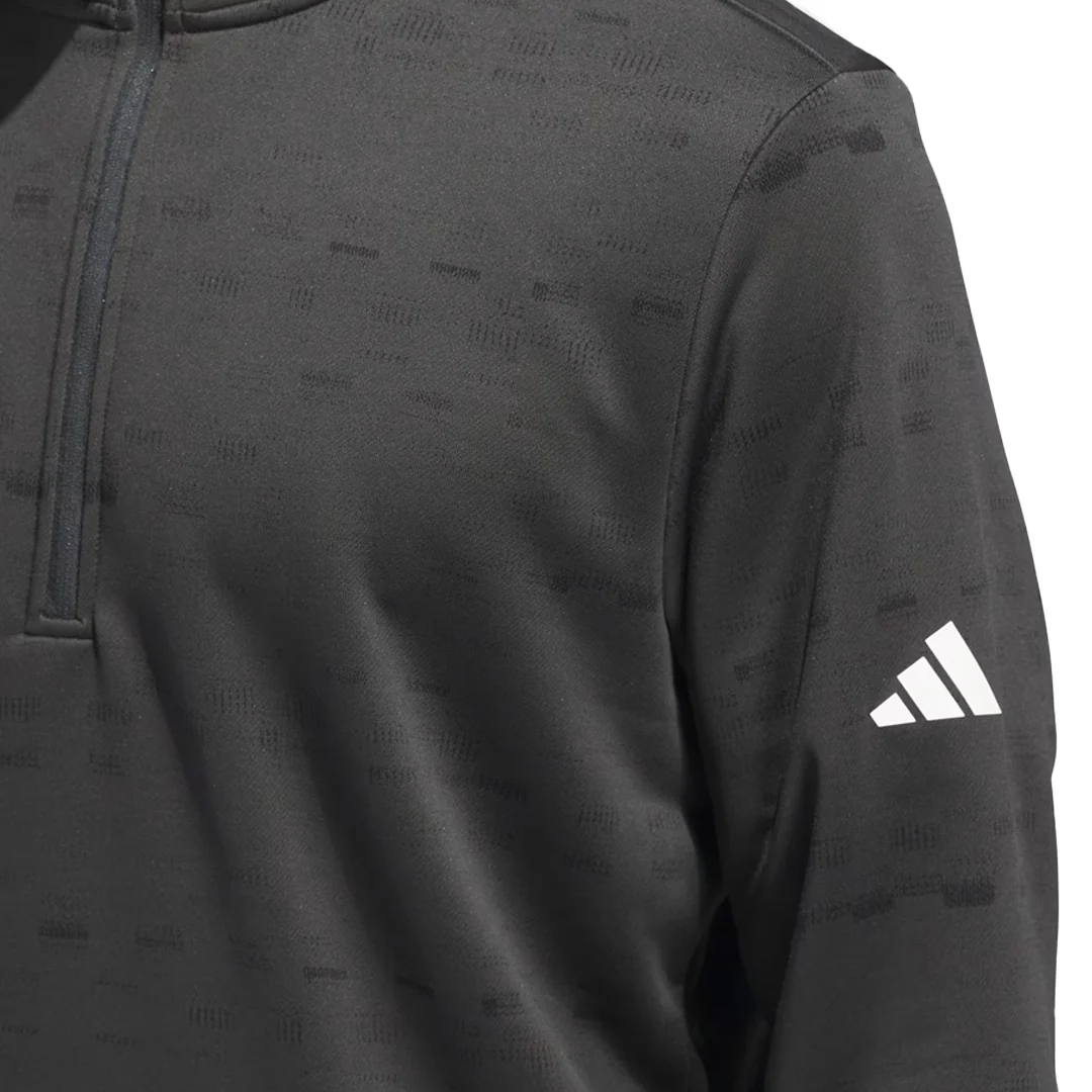 adidas - Men's Core Printed 1/4 Zip Pullover Sweatshirt (IX4323) - Image 4