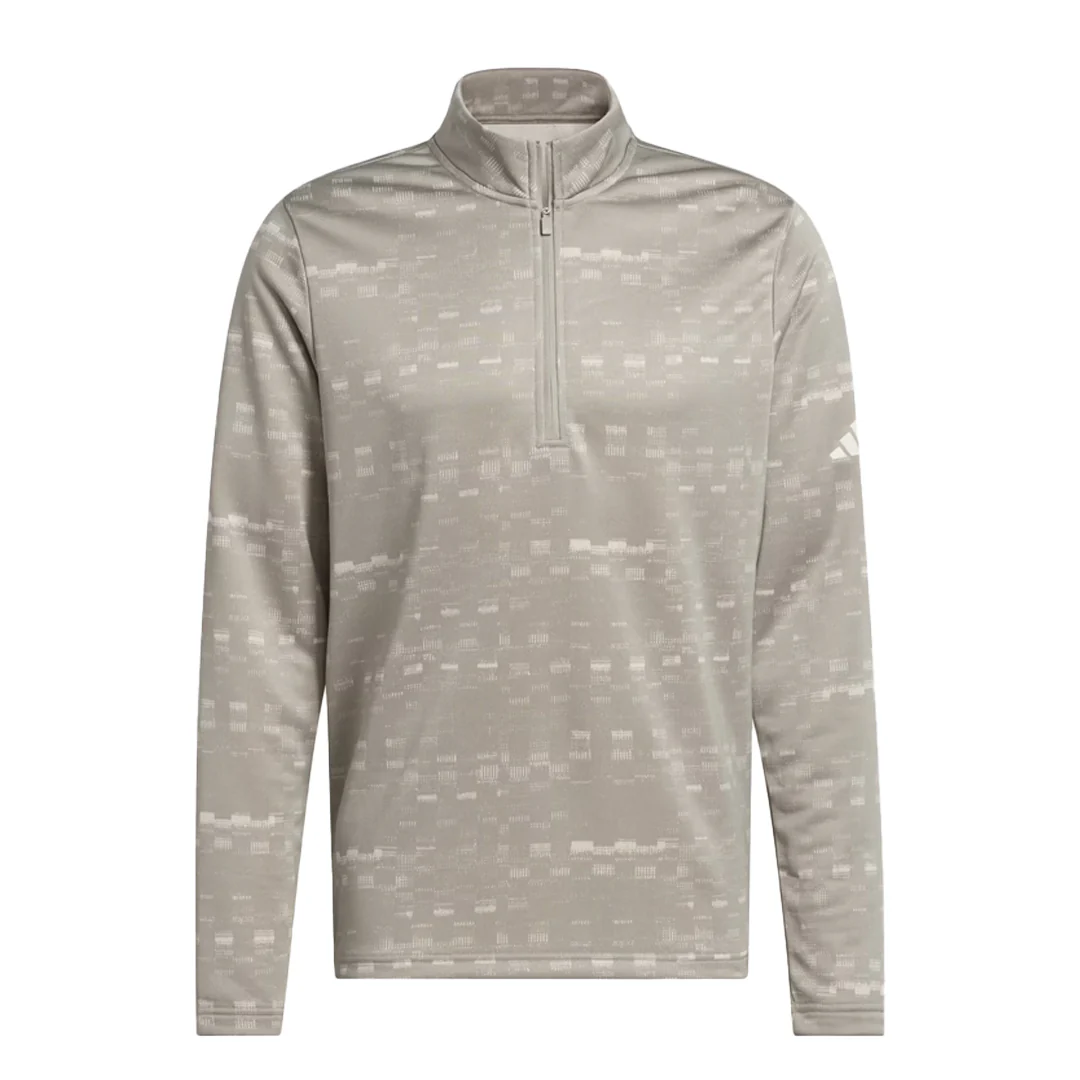 adidas - Men's Core Printed 1/4 Zip Pullover Sweatshirt (JJ1717)