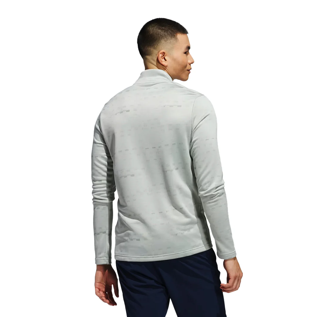 adidas - Men's Core Printed 1/4 Zip Pullover Sweatshirt (JJ1718) - Image 3