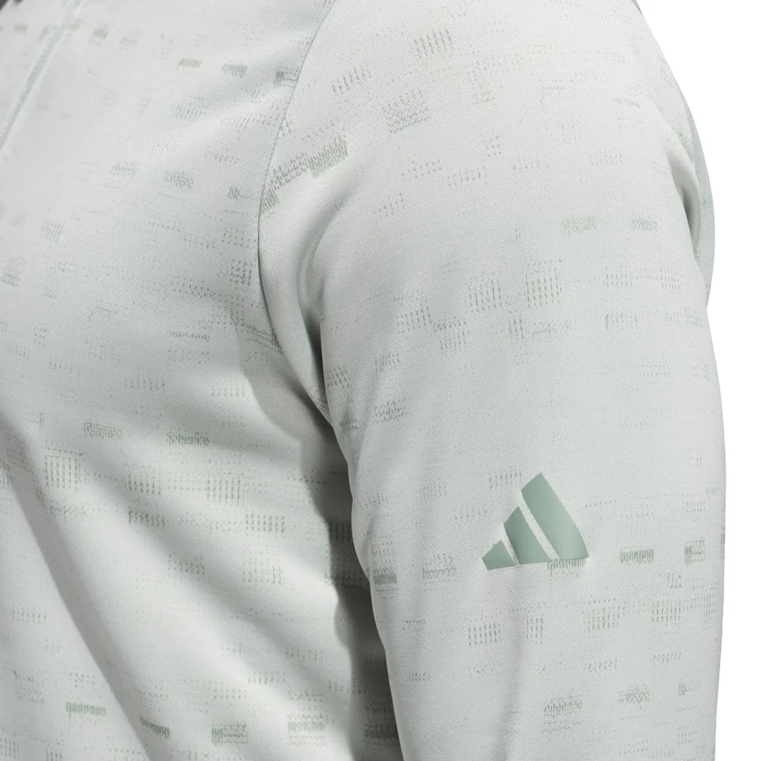 adidas - Men's Core Printed 1/4 Zip Pullover Sweatshirt (JJ1718) - Image 4