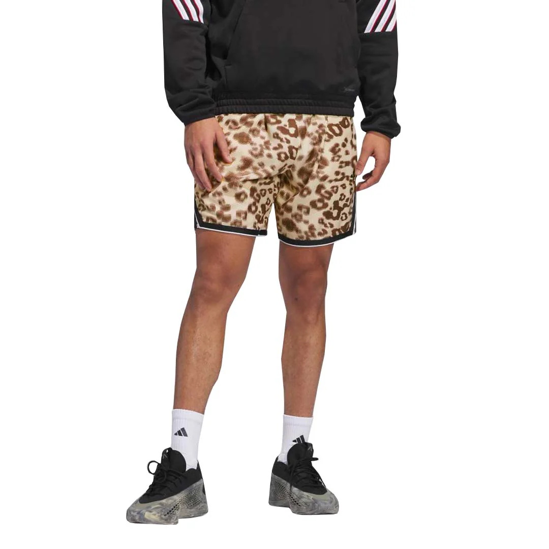 adidas - Men's Crazy Lite 7 Inch All Over Printed Basketball Shorts (JD4467-7IN) - Image 2