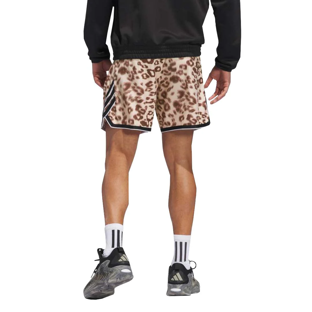 adidas - Men's Crazy Lite 7 Inch All Over Printed Basketball Shorts (JD4467-7IN) - Image 3