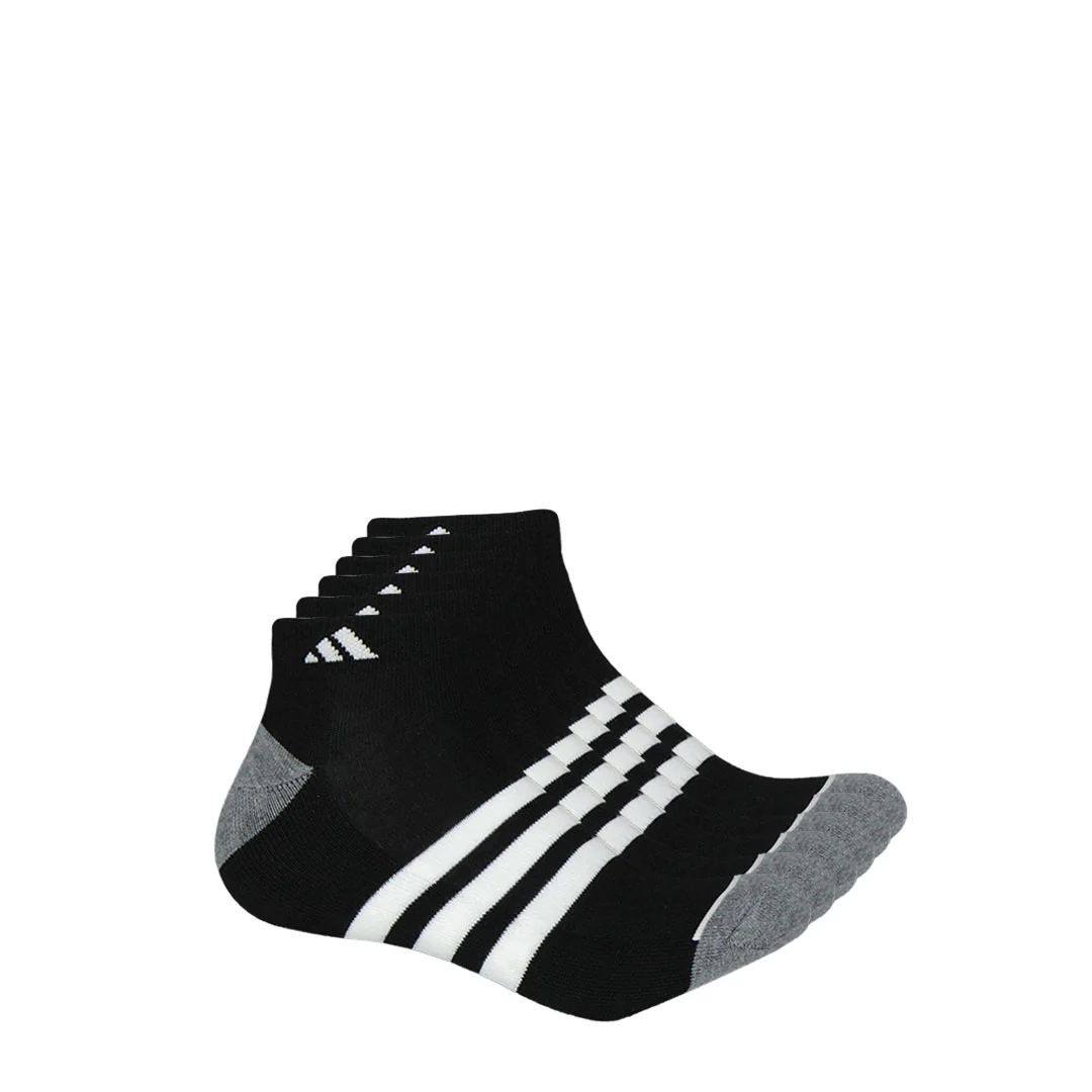 adidas - Men's Cushioned 3-Stripes 6 Pack Low Cut Socks (GB7955)