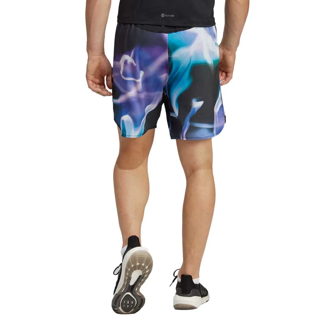 adidas - Men's Designed for Training HEAT.RDY HIIT Allover Print Shorts (HN8051-7IN) - Image 3