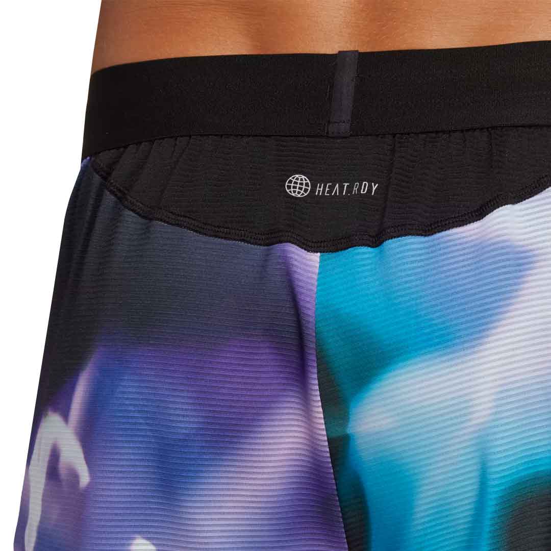 adidas - Men's Designed for Training HEAT.RDY HIIT Allover Print Shorts (HN8051-7IN) - Image 4