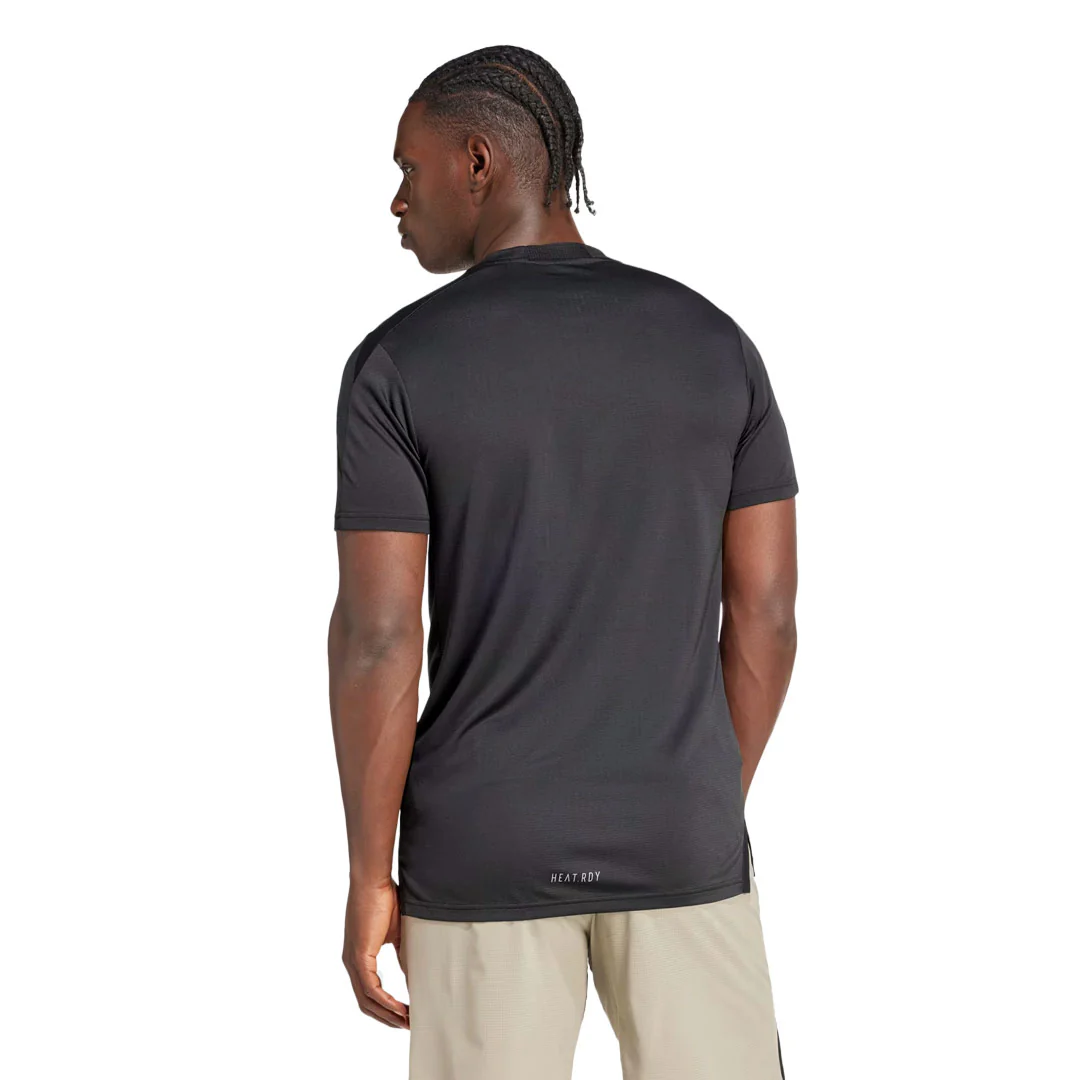 adidas - Men's Designed for Training HIIT HEAT.RDY T-Shirt (JE4075) - Image 3