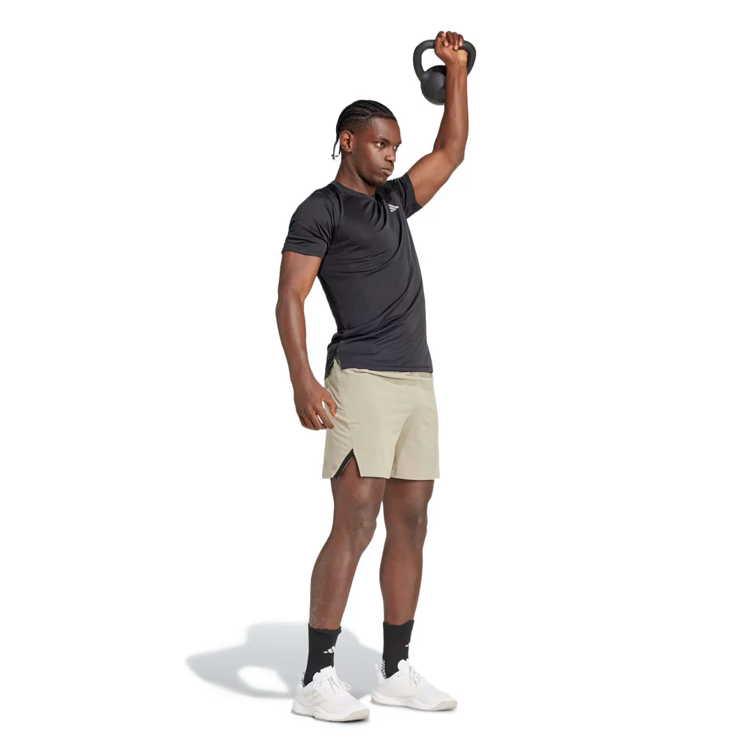 adidas - Men's Designed for Training HIIT HEAT.RDY T-Shirt (JE4075) - Image 4