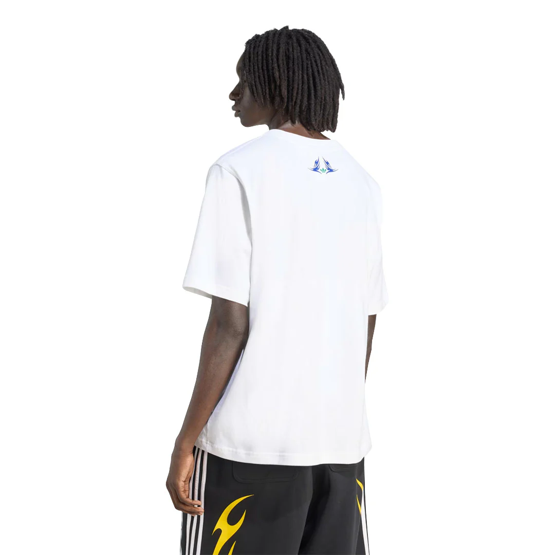 adidas - Men's Distressed Oversized T-Shirt (JW0207) - Image 3