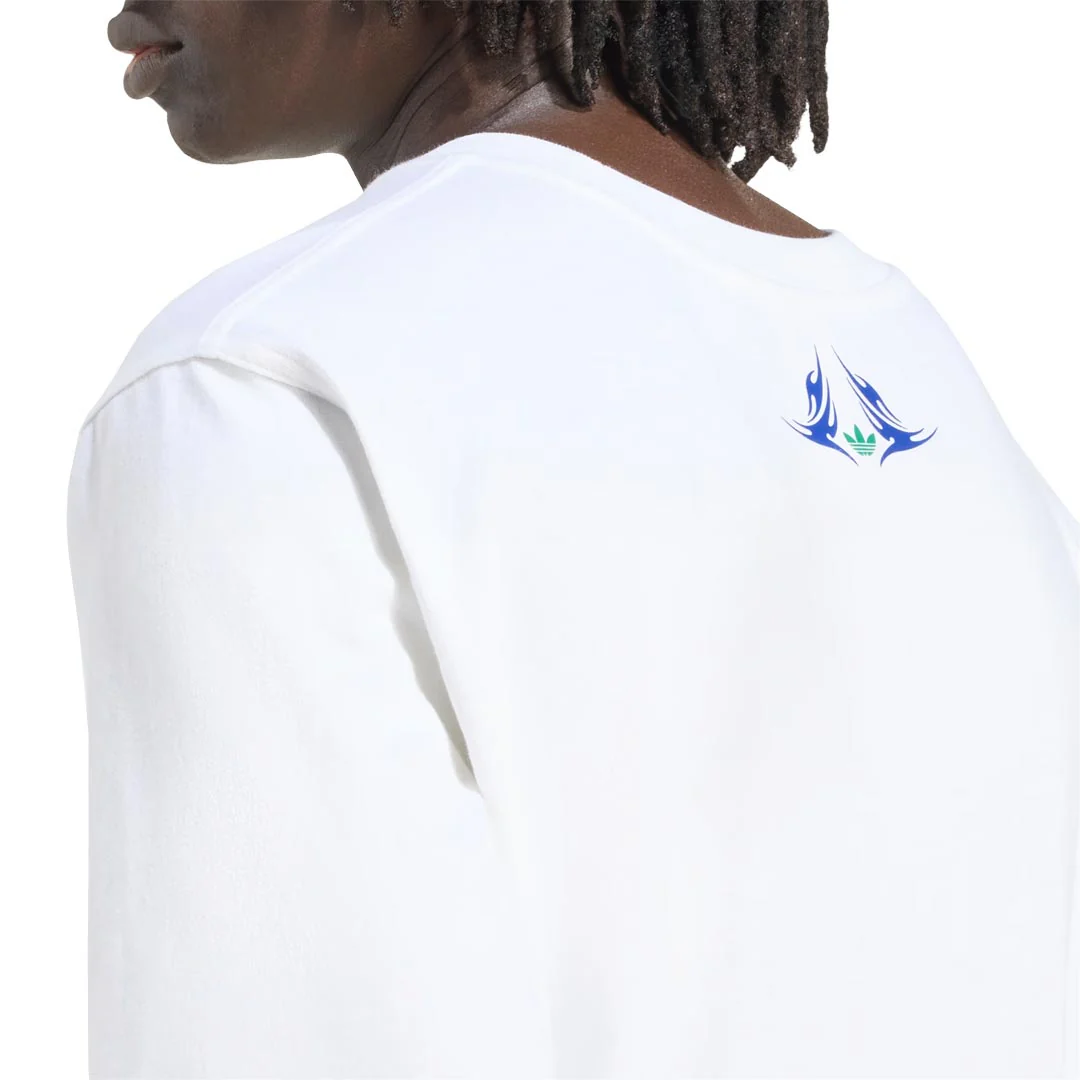 adidas - Men's Distressed Oversized T-Shirt (JW0207) - Image 6