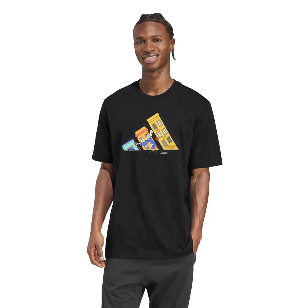 adidas - Men's Doodle Hunt Skate Graphic T-Shirt (KL2531) - Image 2