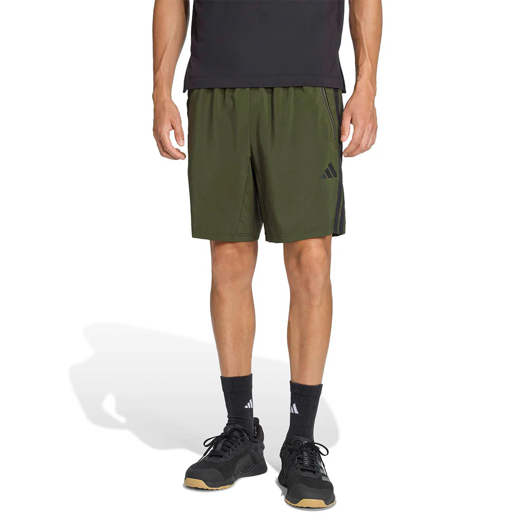 adidas - Men's Essentials Training 3-Stripes Woven Shorts (JX2720-7IN) - Image 2