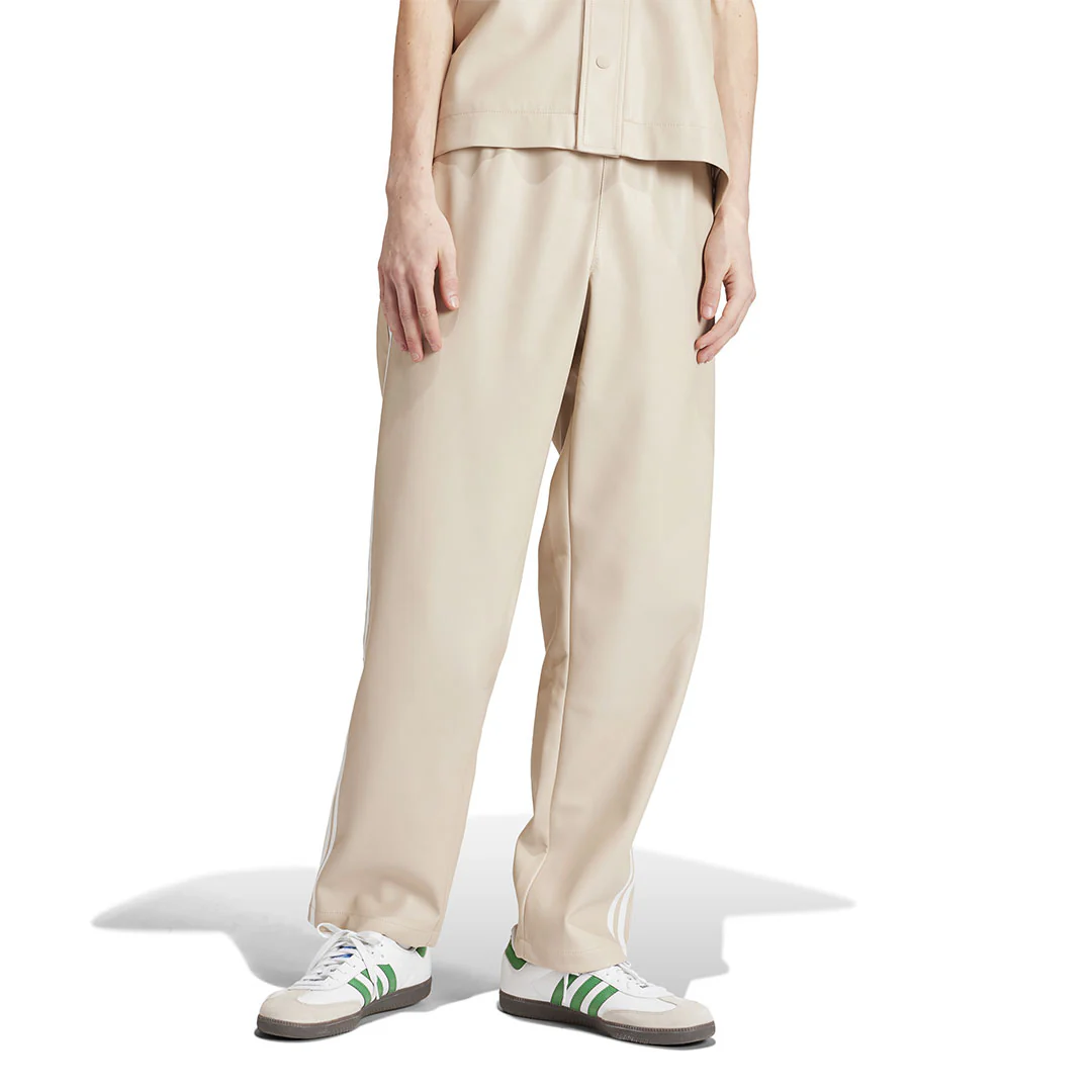 adidas - Men's Faux Leather Adicolor 3-Stripes Track Suit Pant (IZ4041) - Image 2