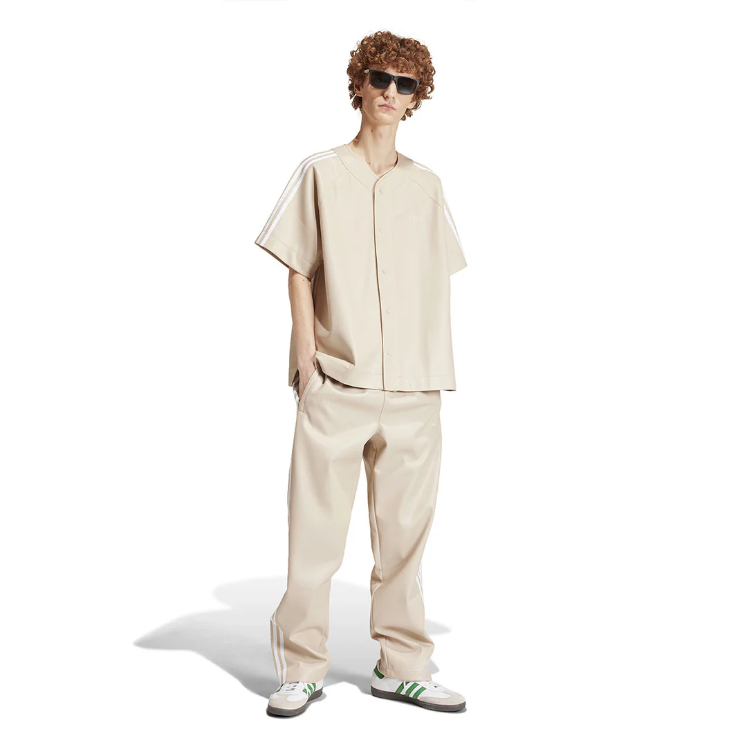 adidas - Men's Faux Leather Adicolor 3-Stripes Track Suit Pant (IZ4041) - Image 4