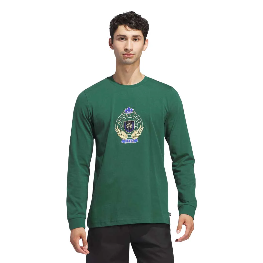 adidas - Men's Go-To Crest Graphic Long Sleeve T-Shirt (IN6348) - Image 2