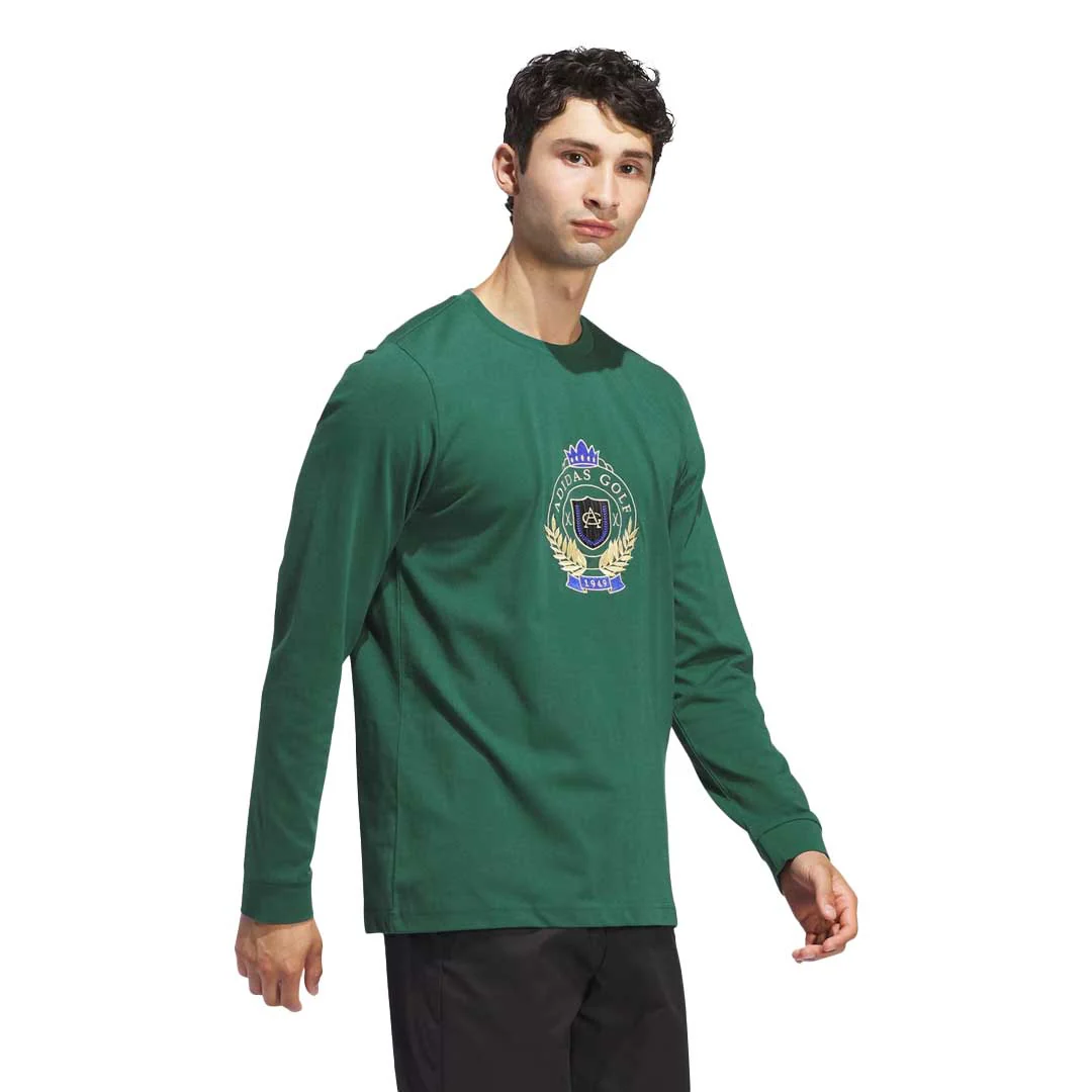 adidas - Men's Go-To Crest Graphic Long Sleeve T-Shirt (IN6348) - Image 3