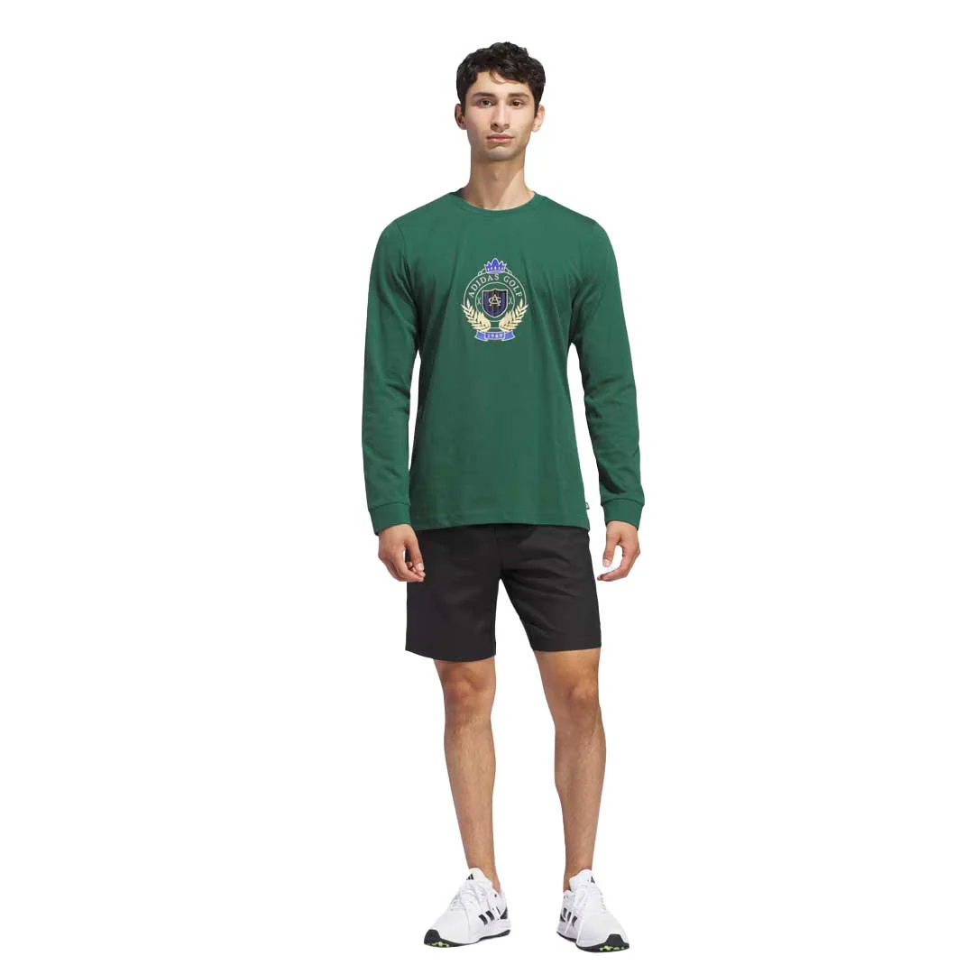 adidas - Men's Go-To Crest Graphic Long Sleeve T-Shirt (IN6348) - Image 5