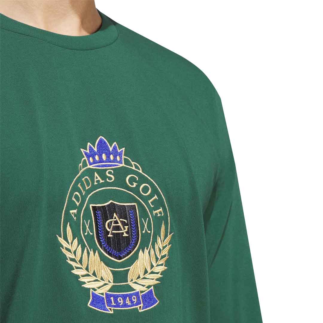 adidas - Men's Go-To Crest Graphic Long Sleeve T-Shirt (IN6348) - Image 6