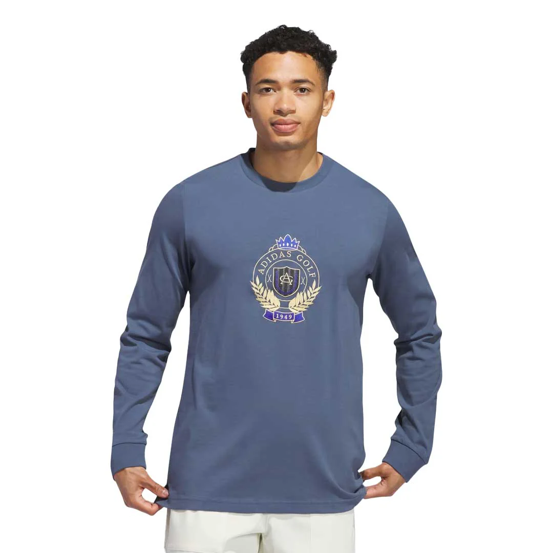 adidas - Men's Go-To Crest Graphic Long Sleeve T-Shirt (IN6349) - Image 2