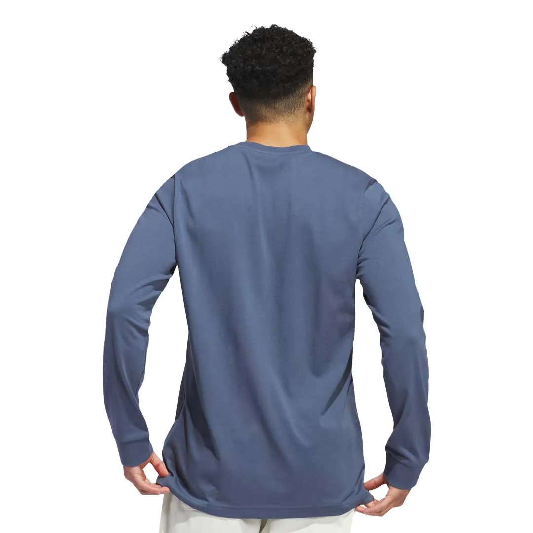adidas - Men's Go-To Crest Graphic Long Sleeve T-Shirt (IN6349) - Image 4