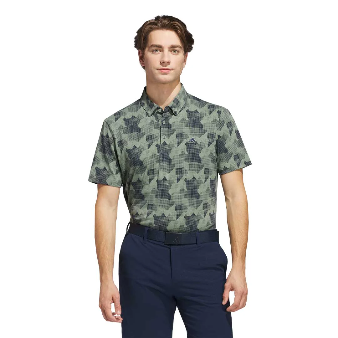 adidas - Men's Go-To Printed Polo (JF9024) - Image 2