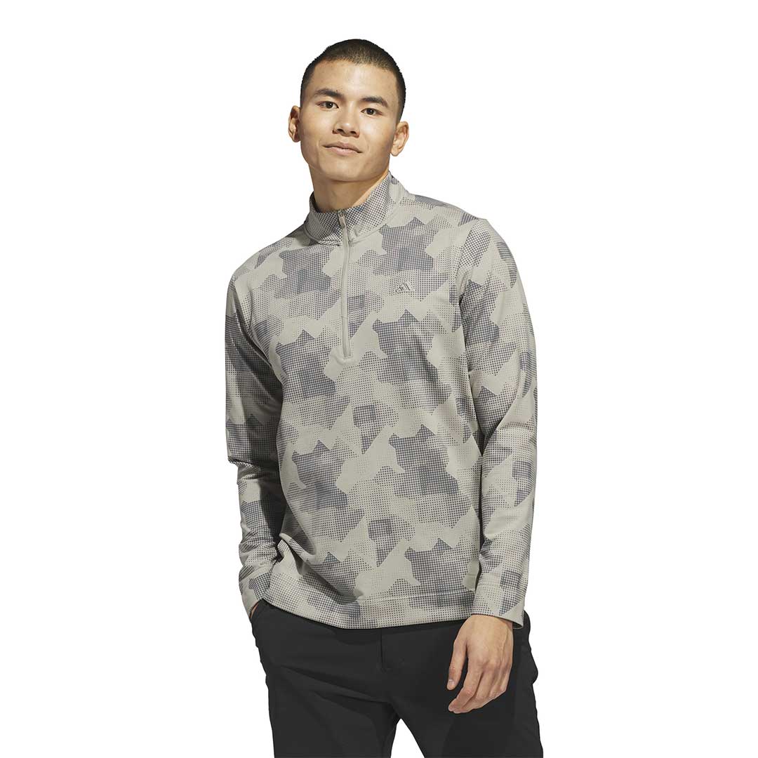 adidas - Men's Go-To Printed Quarter Zip Sweatshirt (IK3019) - Image 2