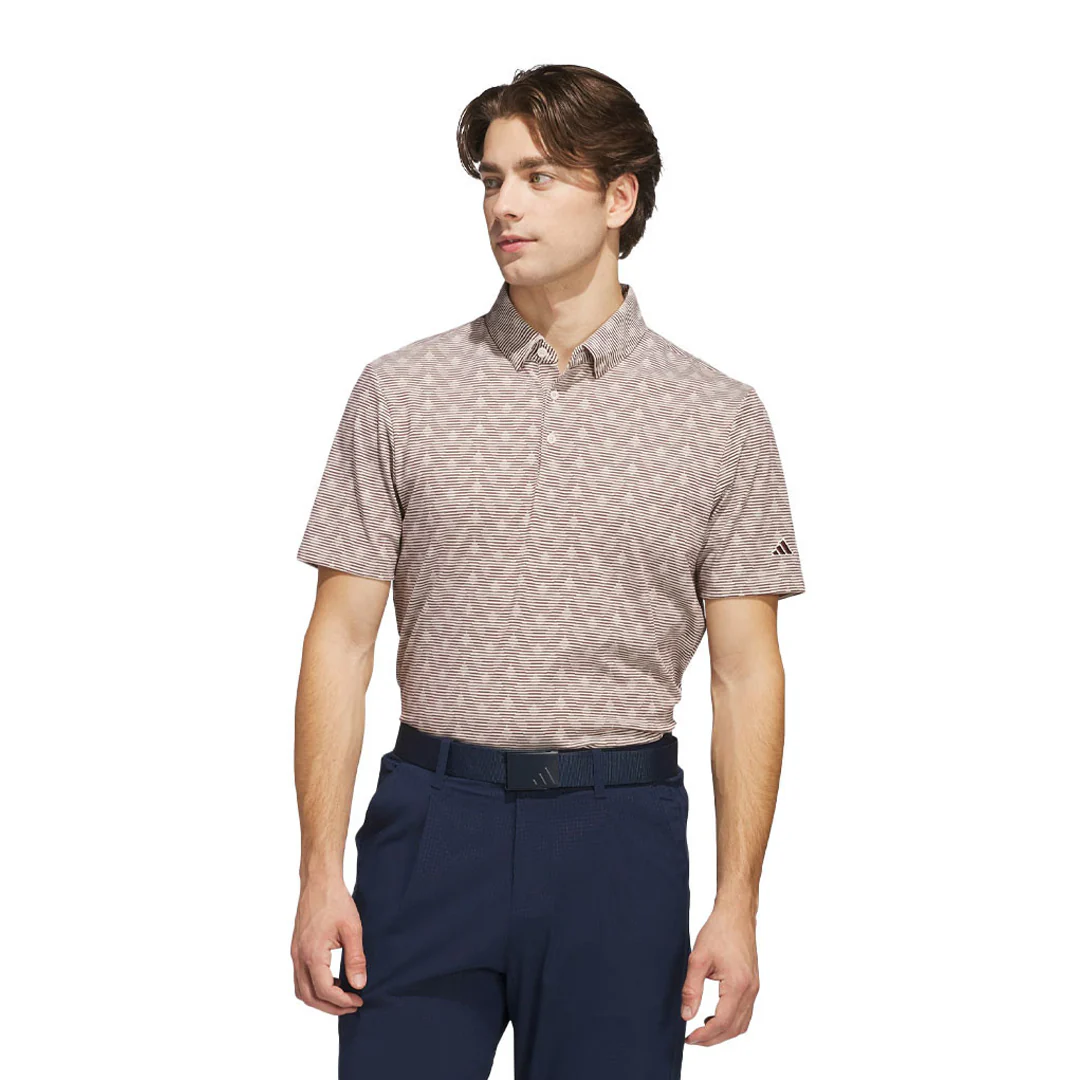 adidas - Men's Go-To Printed Stripe Polo (JF4931) - Image 2