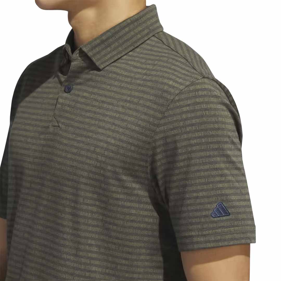 adidas - Men's Go-To Striped Short Sleeve Polo (HR7974) - Image 5