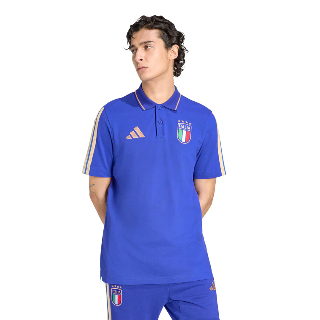 adidas - Men's Italy DNA Polo (JZ2063) - Image 2