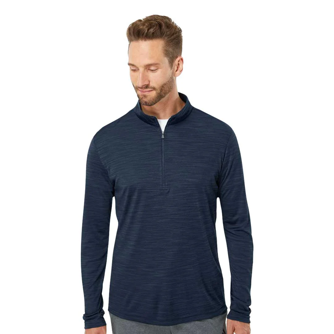 adidas - Men's Lightweight Melange 1/4 Zip Pullover (EA0227) - Image 2