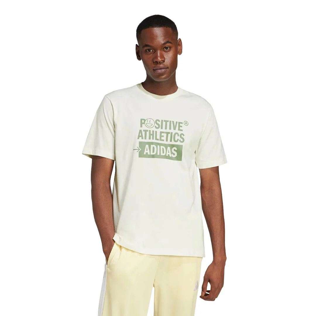 adidas - Men's Lounge Verbiage Graphic T-Shirt (JJ3992) - Image 2