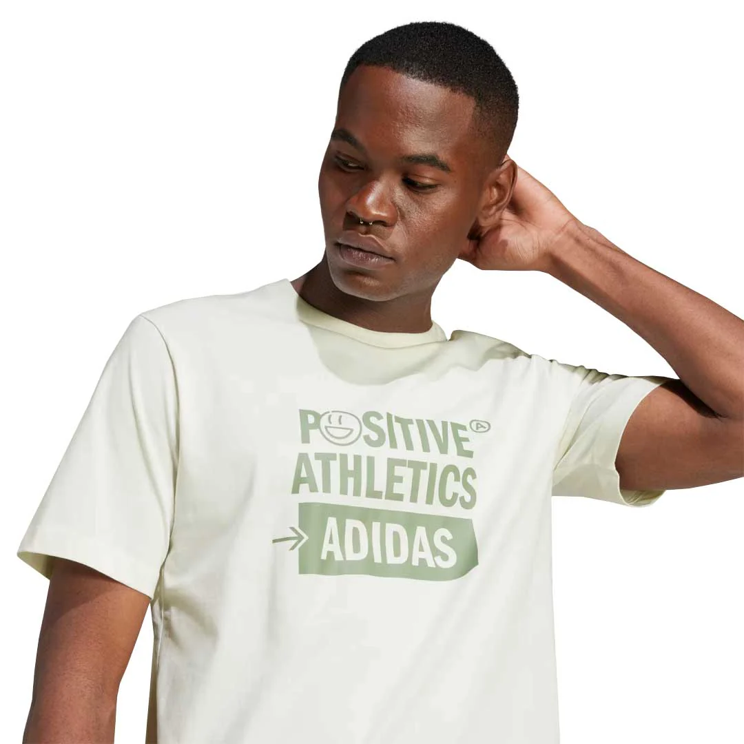 adidas - Men's Lounge Verbiage Graphic T-Shirt (JJ3992) - Image 4