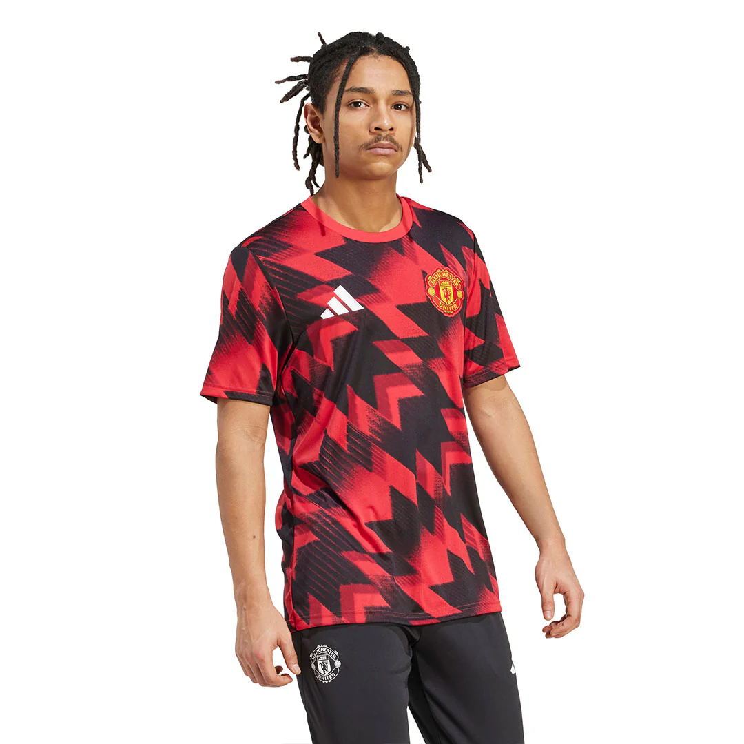adidas - Men's Manchester United 25/26 Pre-Match Jersey (JP3233) - Image 4