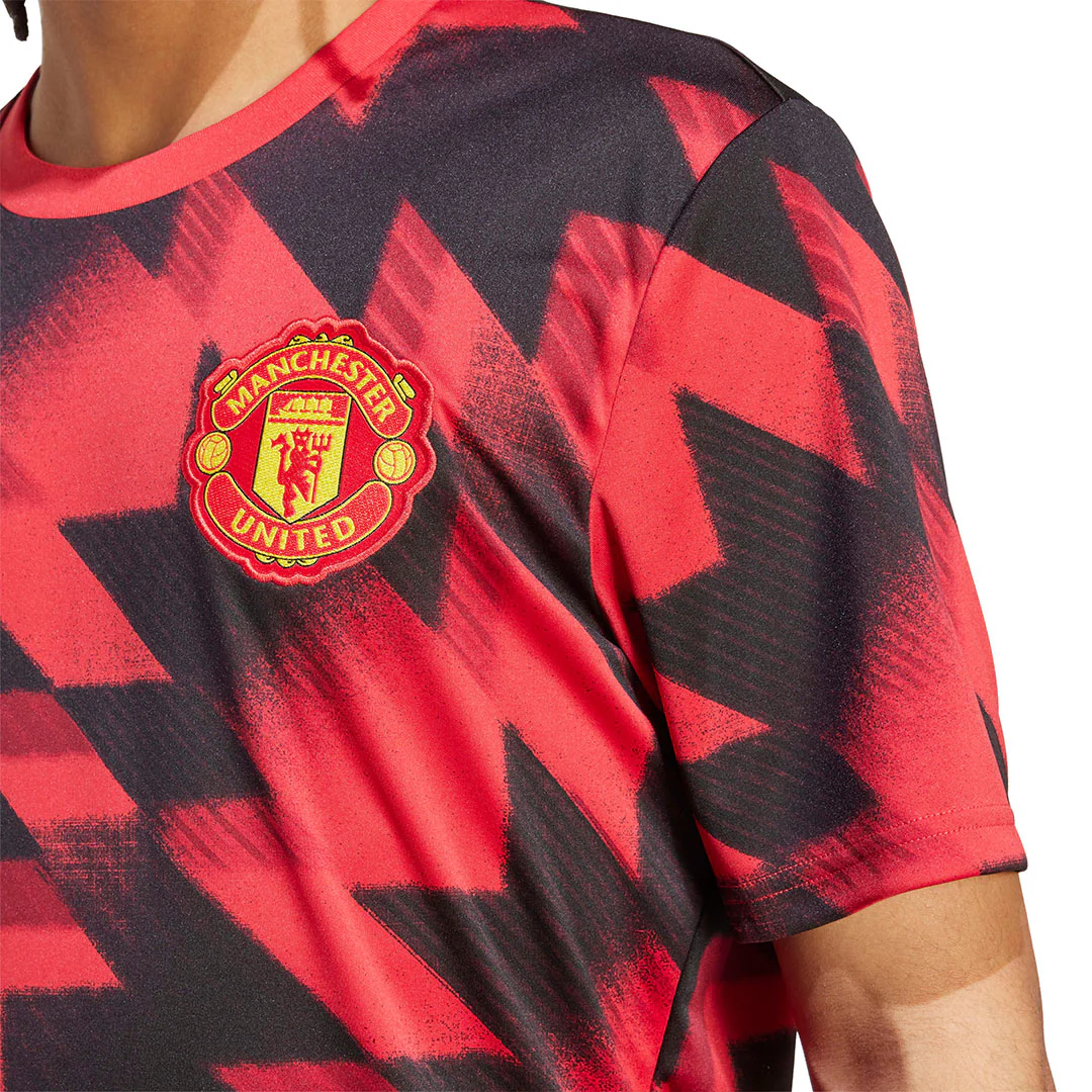 adidas - Men's Manchester United 25/26 Pre-Match Jersey (JP3233) - Image 5