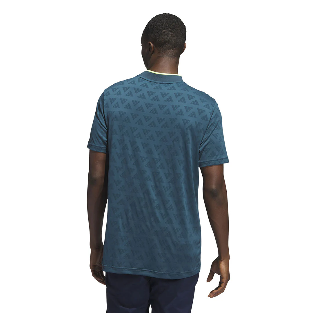 adidas - Men's Mock Jacquard Polo (IB1996) - Image 4