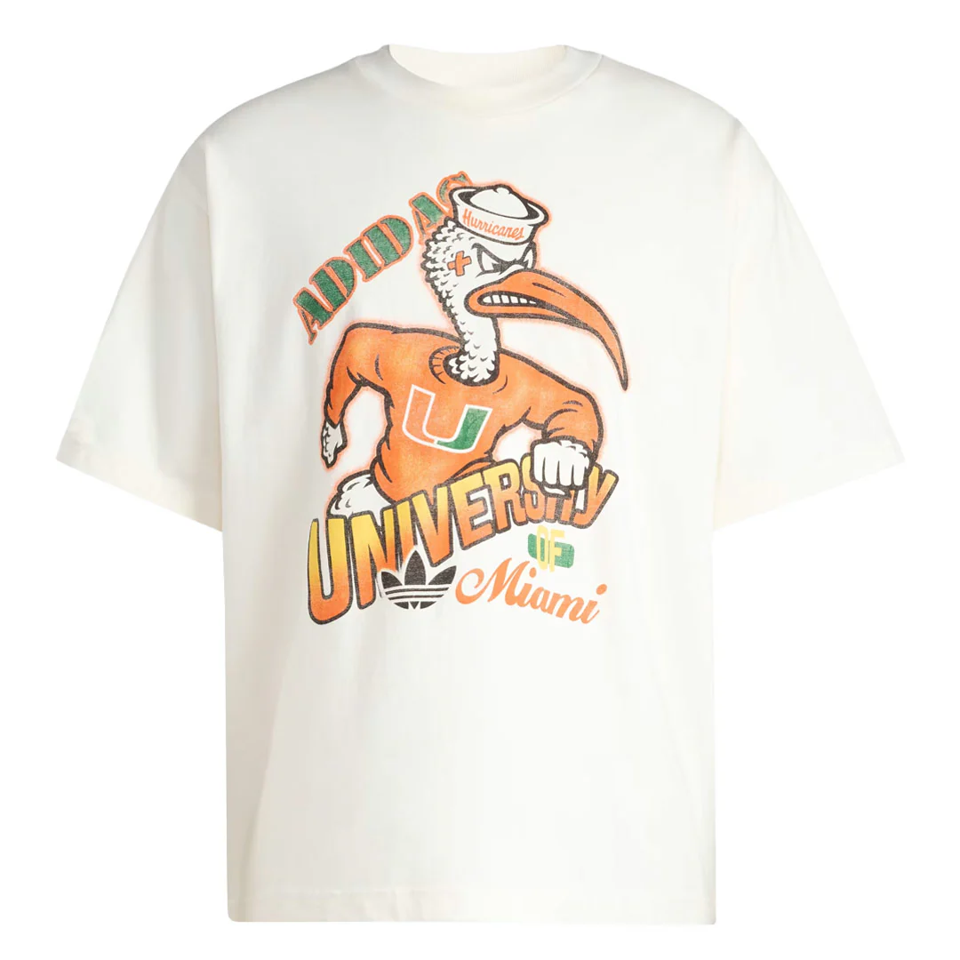 adidas - Men's Originals Miami Hurricanes Graphic T-Shirt (KG3967)