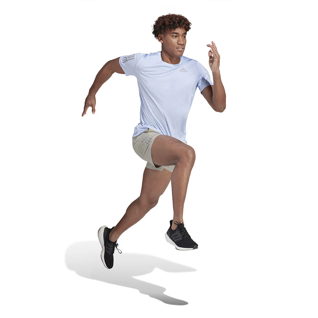 adidas - Men's Own The Run Heather Shorts (HR6616) - Image 4
