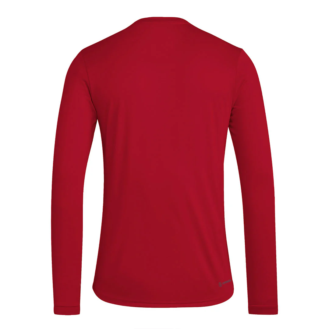 adidas - Men's Pregame Badge Of Sport Long Sleeve T-Shirt (HS9228) - Image 2