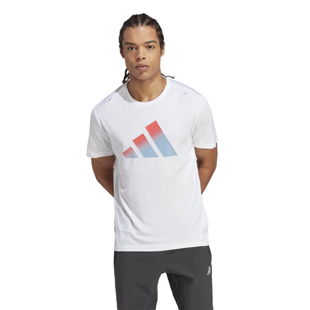 adidas - Men's Run Icons 3 Bar T-Shirt (HR3244) - Image 2