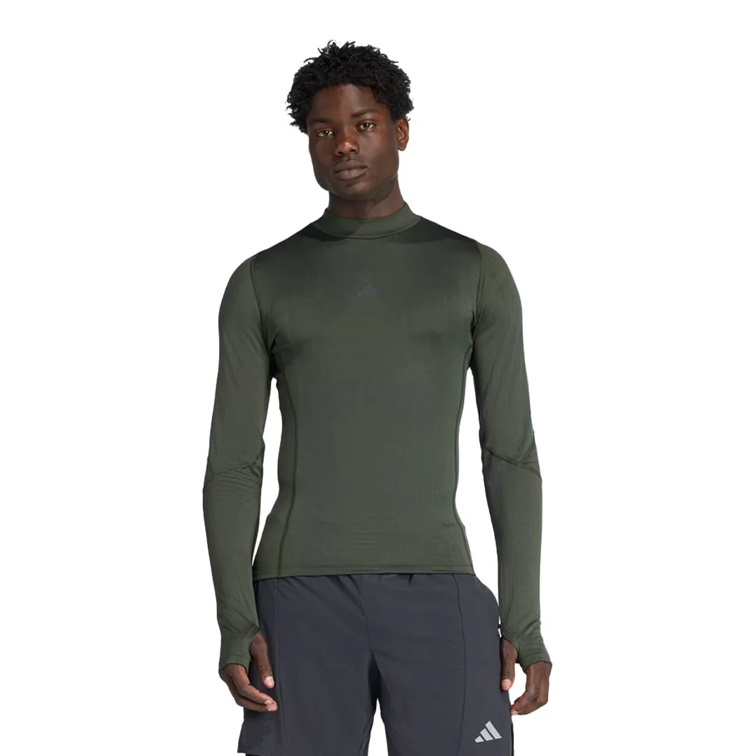 adidas - Men's Techfit COLD.RDY Training Long Sleeve T-Shirt (JX2558) - Image 2