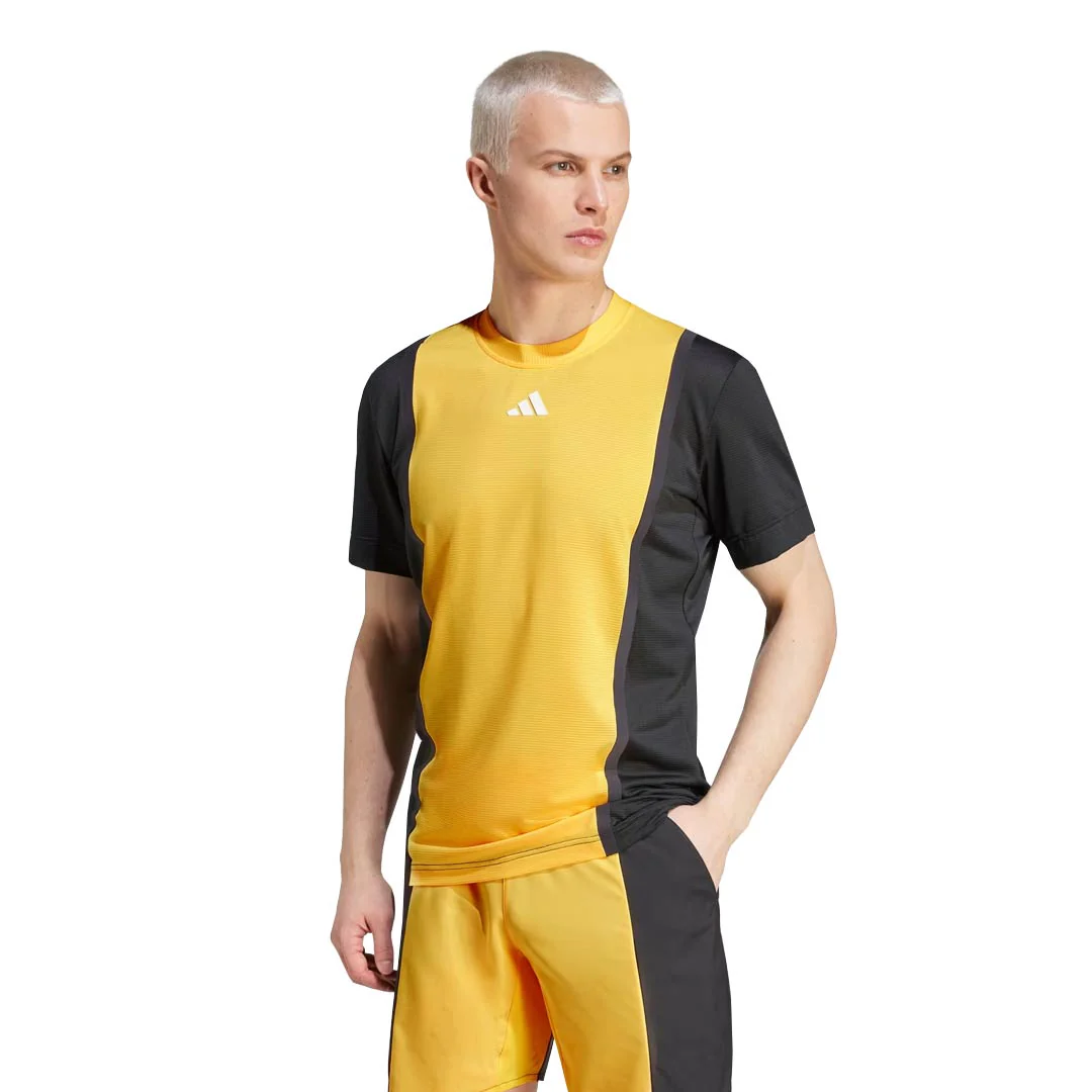 adidas - Men's Tennis HEAT.RDY Pro Freelift 3D Rib T-Shirt (IS8972) - Image 2