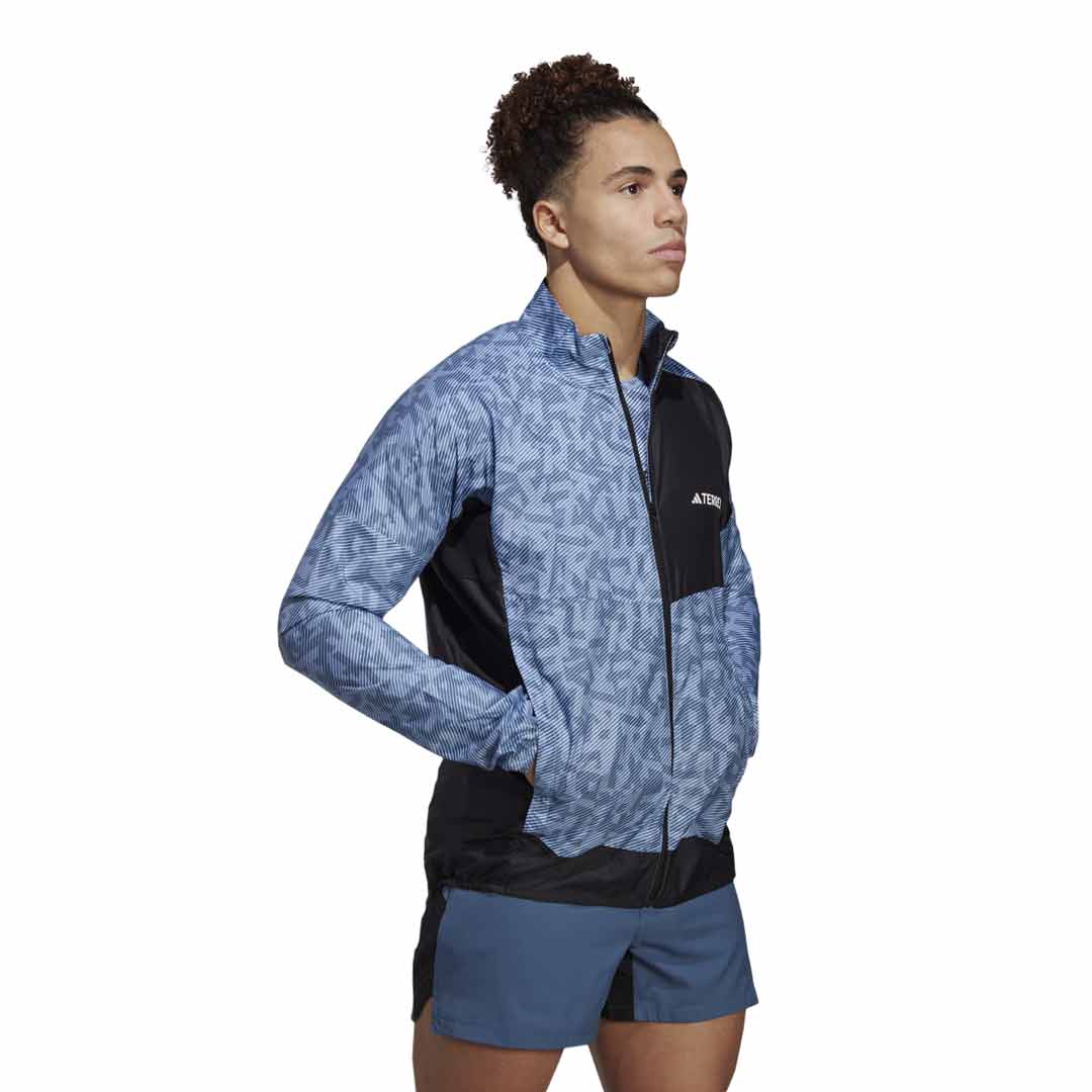 adidas - Men's Terrex Trail Running Wind Jacket (HZ1300) - Image 3