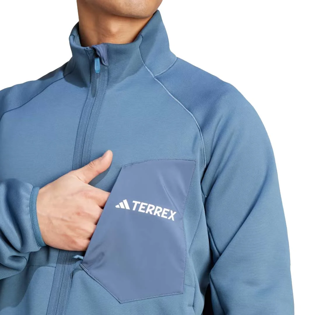 adidas - Men's Terrex Xperior Medium Fleece Full Zip Jacket (IB1838) - Image 4