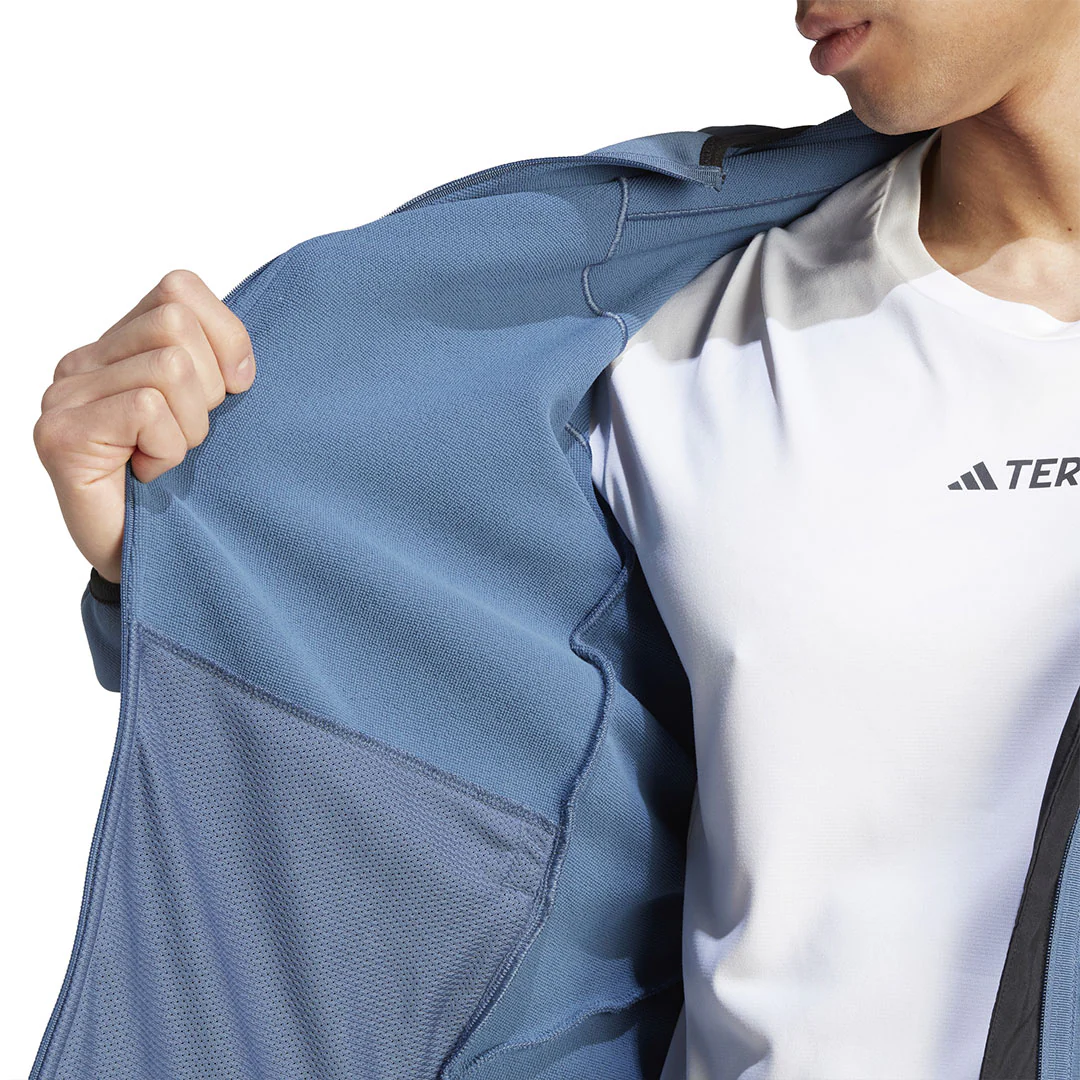 adidas - Men's Terrex Xperior Medium Fleece Hooded Jacket (IP4143) - Image 6