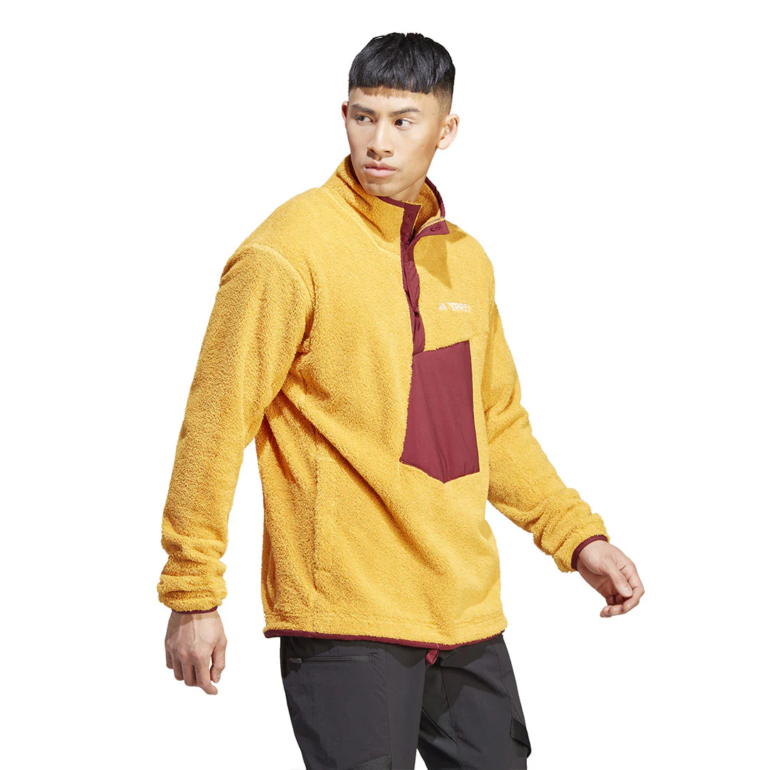 adidas - Men's Terrex Xploric High-Pile Fleece Pullover (IB1138) - Image 5